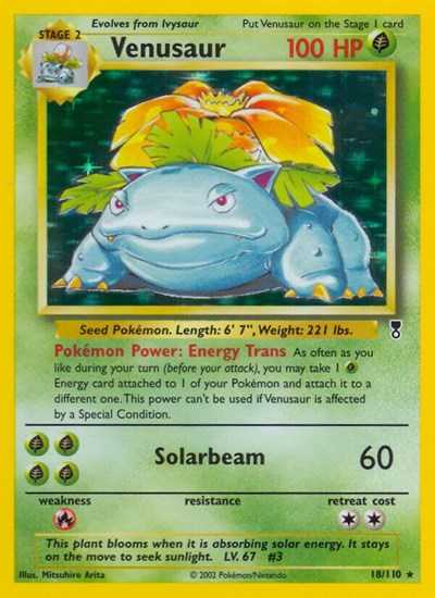 Venusaur #18 Legendary Collection