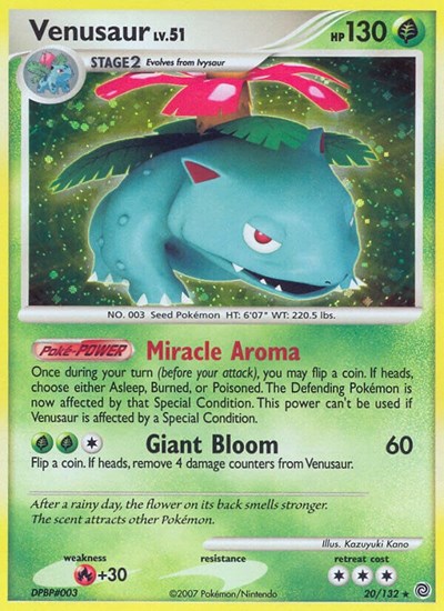 Venusaur #20 Secret Wonders