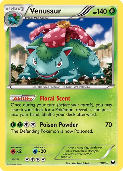 Venusaur #3 Dark Explorers