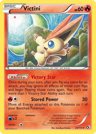 Victini #23 Legendary Treasures