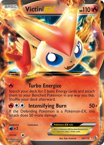 Victini EX #24 Legendary Treasures