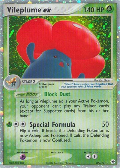 Vileplume ex #100 Hidden Legends