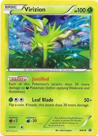 Virizion #BW70 Black and White Promos