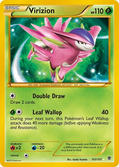 Virizion #103 Plasma Blast