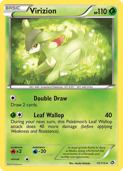 Virizion #15 Legendary Treasures