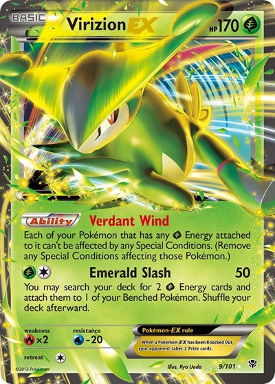 Virizion EX #9 Plasma Blast