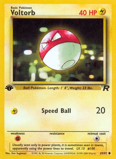 Voltorb #69 Team Rocket