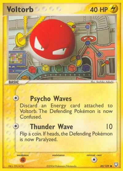 Voltorb #80 Team Rocket Returns