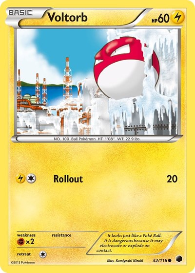 Voltorb #32 Plasma Freeze