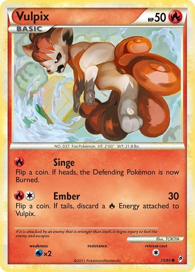 Vulpix #75 Call of Legends
