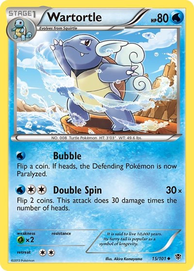 Wartortle #15 Plasma Blast
