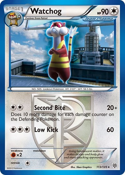 Watchog (Team Plasma) #113 Plasma Storm