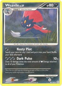 Weavile #40 Diamond and Pearl
