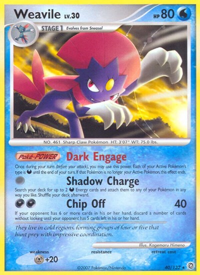 Weavile #40 Secret Wonders
