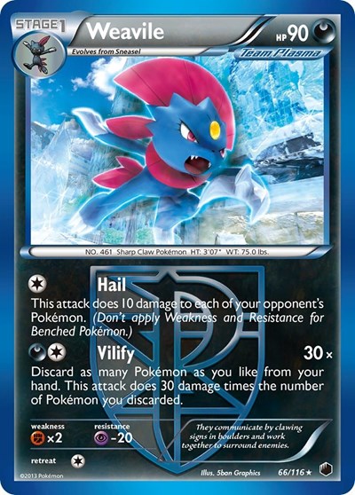 Weavile #66 Plasma Freeze