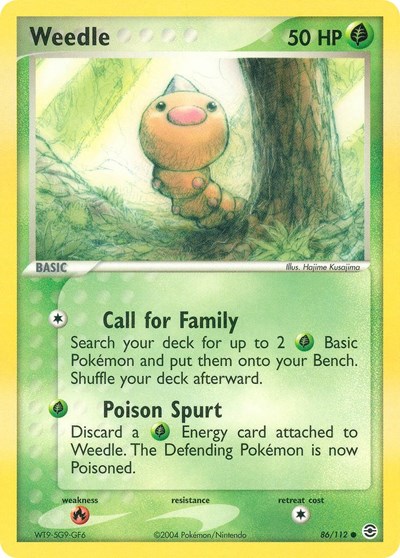 Weedle #86 FireRed & LeafGreen