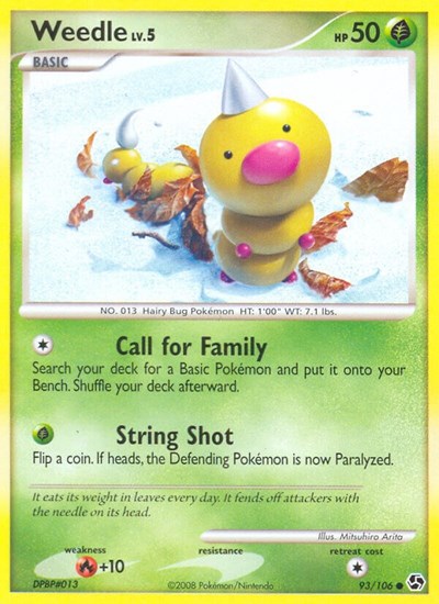 Weedle #93 Great Encounters