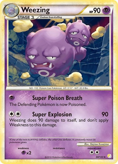 Weezing #34 HeartGold SoulSilver