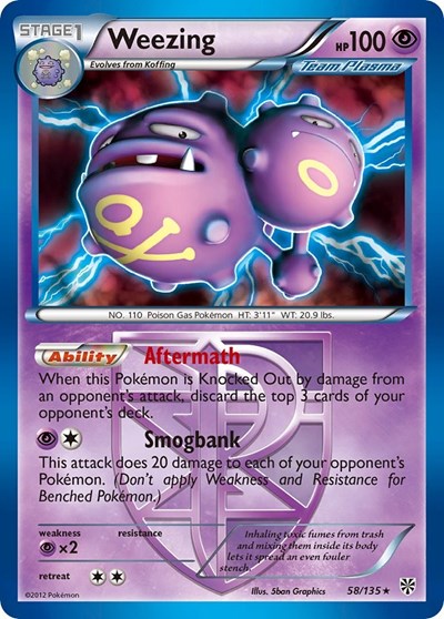 Weezing #58 Plasma Storm