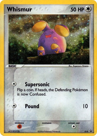 Whismur - 019 #19 Nintendo Promos