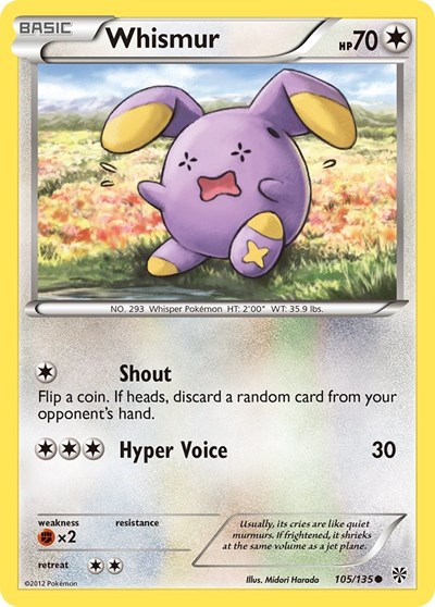 Whismur #105 Plasma Storm
