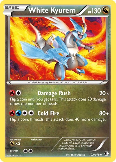 White Kyurem #102 Boundaries Crossed