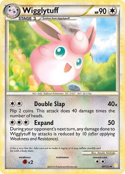 Wigglytuff #56 HeartGold SoulSilver
