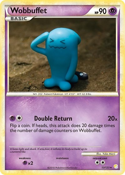 Wobbuffet #13 HeartGold SoulSilver