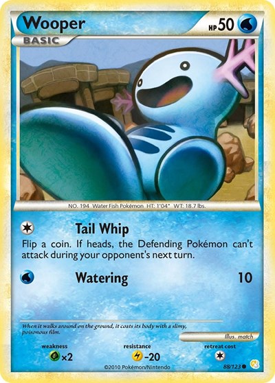 Wooper #88 HeartGold SoulSilver