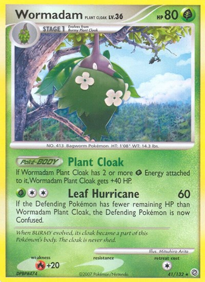 Wormadam Plant Cloak #41 Secret Wonders