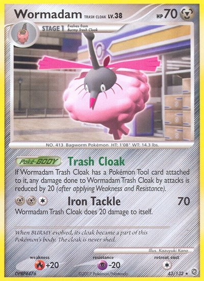 Wormadam Trash Cloak #43 Secret Wonders