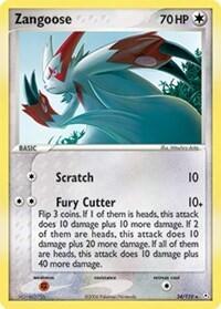 Zangoose #34 Holon Phantoms