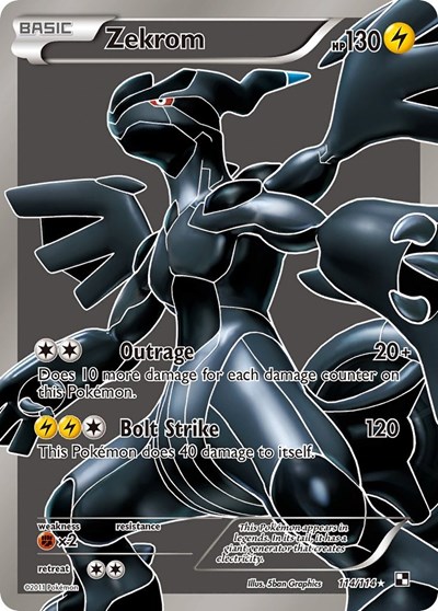 Zekrom Black and White #114