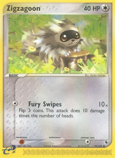 Zigzagoon EX Ruby and Sapphire #79