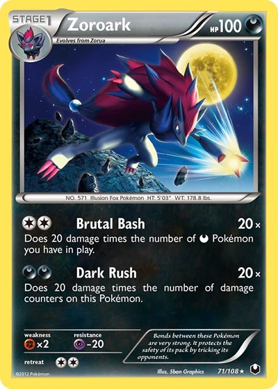 Zoroark #71 Dark Explorers