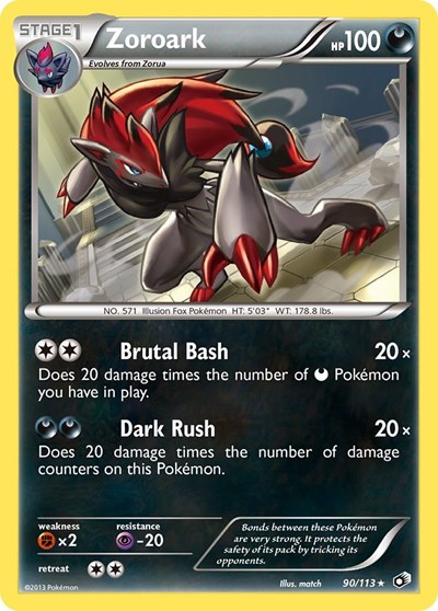 Zoroark #90 Legendary Treasures