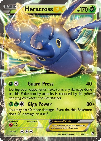 Heracross EX #4 XY - Furious Fists