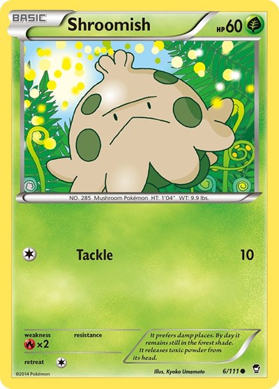 Shroomish #6 XY - Furious Fists