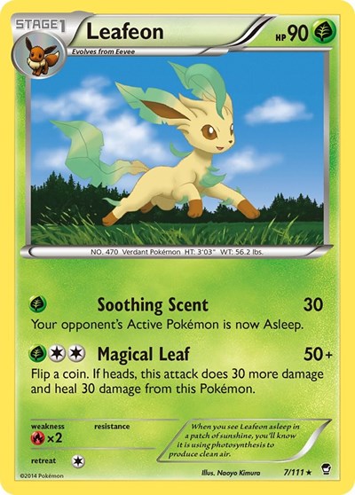 Leafeon #7 XY - Furious Fists