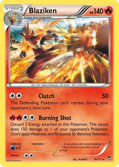 Blaziken #14 XY - Furious Fists