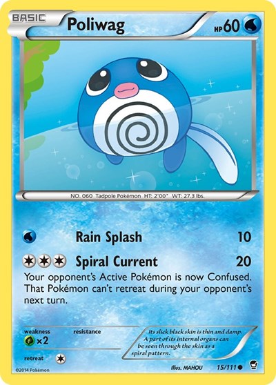 Poliwag #15 XY - Furious Fists