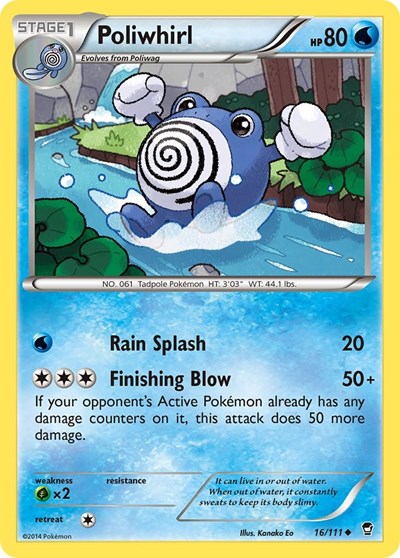 Poliwhirl #16 XY - Furious Fists