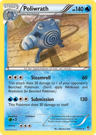 Poliwrath #17 XY - Furious Fists