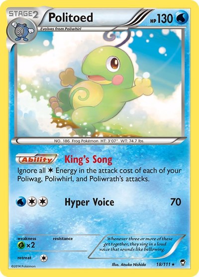 Politoed #18 XY - Furious Fists