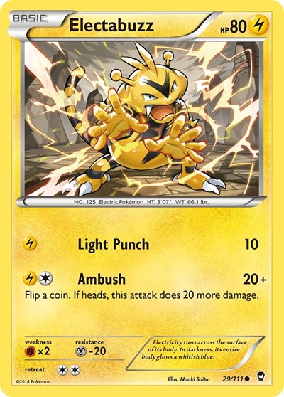 Electabuzz #29 XY - Furious Fists