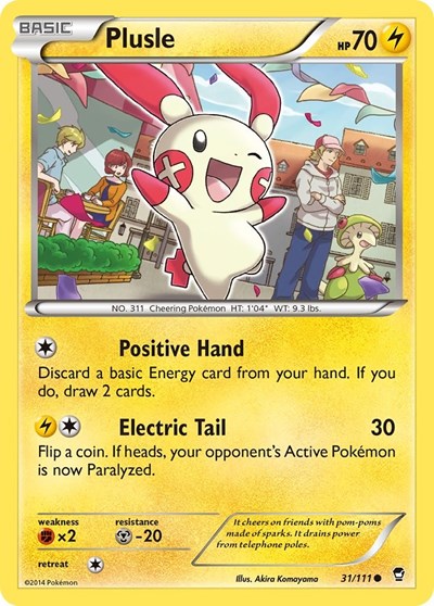 Plusle #31 XY - Furious Fists
