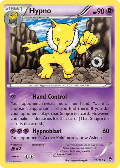 Hypno #36 XY - Furious Fists