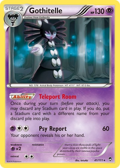 Gothitelle #41 XY - Furious Fists