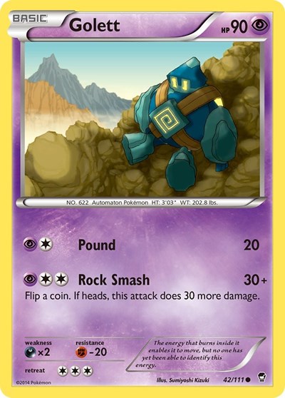 Golett #42 XY - Furious Fists