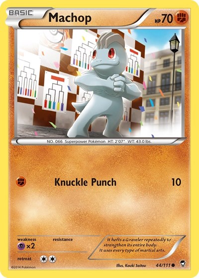 Machop #44 XY - Furious Fists
